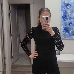 White House Black Market Black top size xs